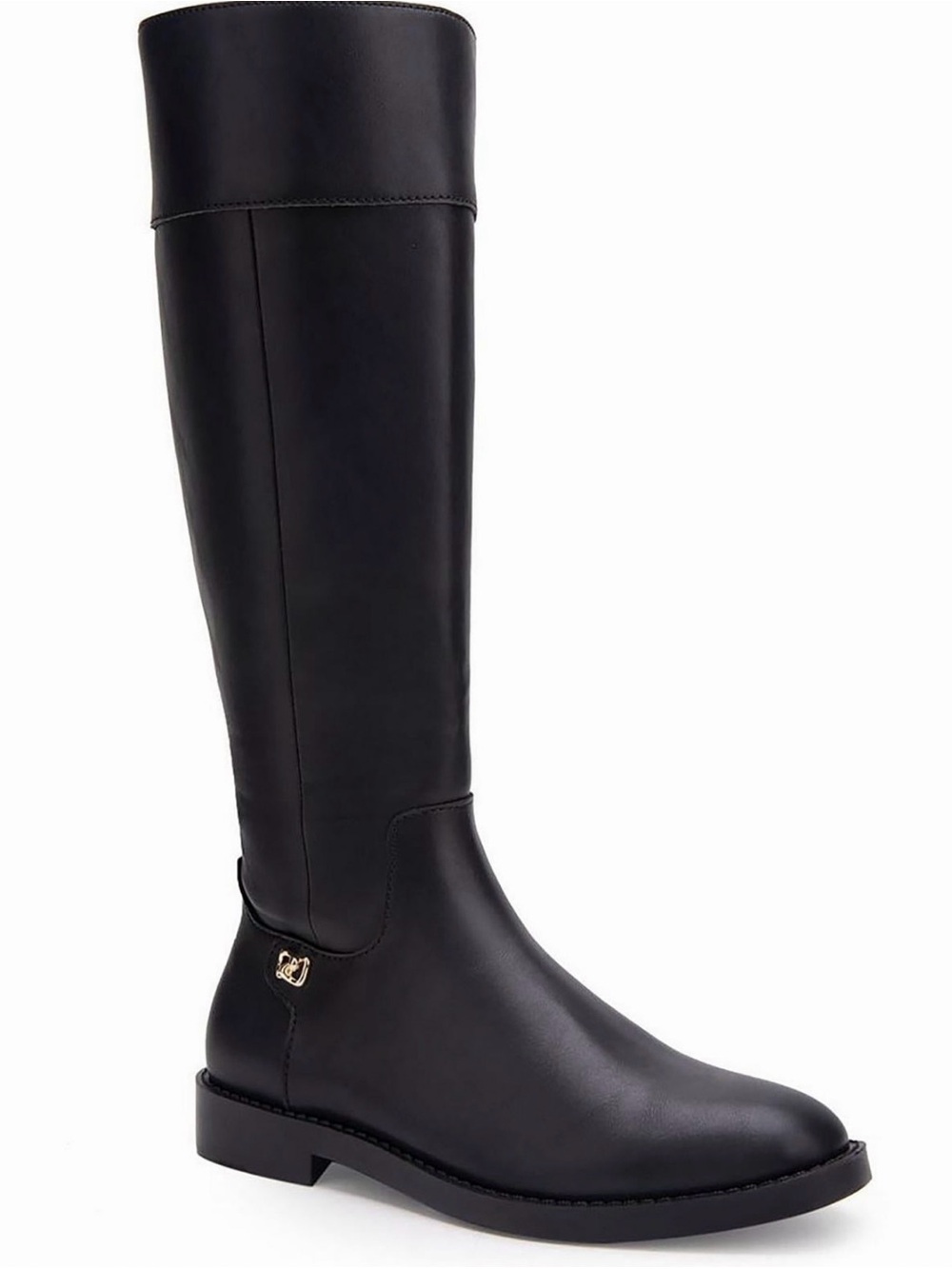 NWT Aerosoles Taba Women’s 6M Black Leather Knee High Riding Boots Double Zip
